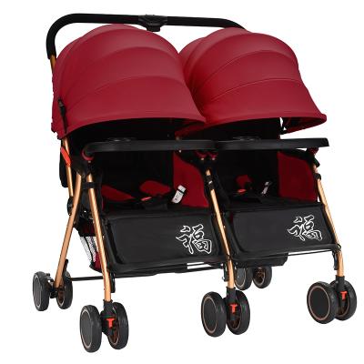 China 2018 New Design Carry Baby Stroller Baby and Toddler Double Double Stroller Basic Trend Baby Stroller for sale