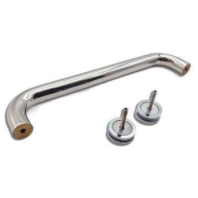 China Modern High Quality Best Price China Manufacturer Commercial Glass Door Pull G Type Glass Door Pull Handles Stainless Steel Pull Handles for sale