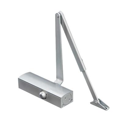 China Quiet Operation Aluminum Alloy Door Closer European Standard Wooden Fire Door Rated Exterior Mounted Hydraulic Door Closer for sale