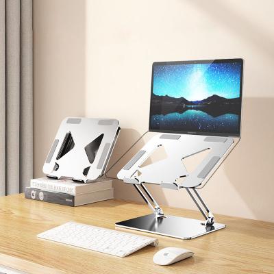 China Foldable Foldable Laptop Stand Holder Aluminum Adjustable Desktop Laptop Stand Computer Desk Stand for sale