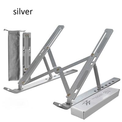 China Foldable Foldable Laptop Stands Vertical Adjustable Laptop Stand Aluminum Stand Height Adjustable Laptop Stand for sale