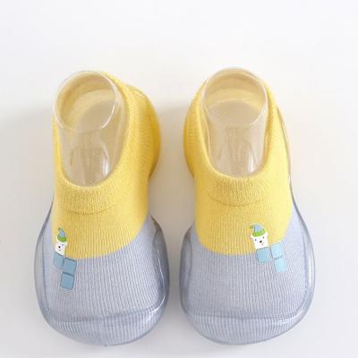 China Cheap QUICK DRY non slip cotton baby toy shoe thumps baby shoe socks with rubber sole for sale