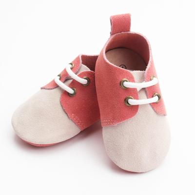 China 2021 Children's Colorful Anti-slippery Oxford Genuine Leather Baby Shoes For Baby Boy Girl for sale