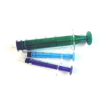 China Used for injection colored plunger polycarbonate syringe for sale