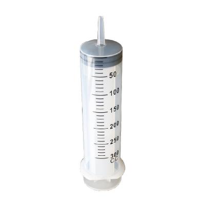 China Used for liquid food supplying big plastic syringe for sale