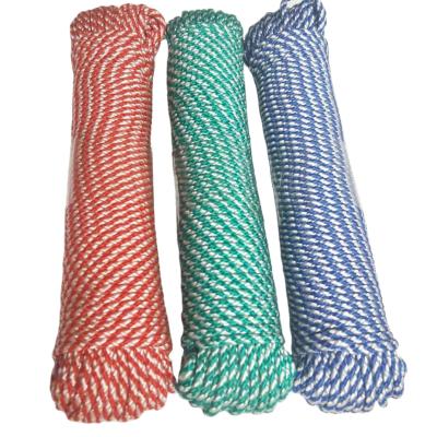 Китай High Tenacity Design Polyester Unique Hot Selling Double Sailing Multicolor Braided Rope Rope продается