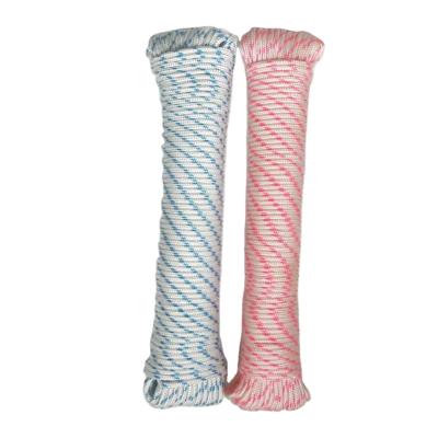 China Factory Sale Outdoor Various Soild Pp/Polyester/Nylon Double Rope Braided Rope Moisture Resistance en venta