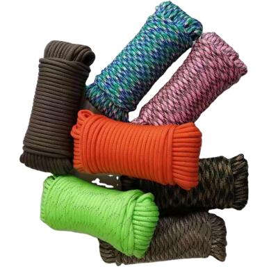 中国 Strong And Durable Colorful Braided Round Rope PP Nylon Rope 販売のため