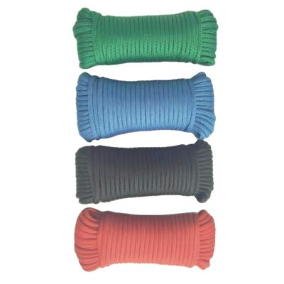 China Outdoor activities Taian yanghua 3mm 4 mm 15 m pp nylon aracord polyester parachute cord 7 strands p for sale