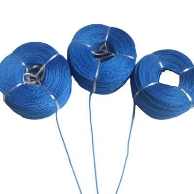 China Good Quality Various Good Quality Nylon 3 Strand Large Spool Waterproof Polypropylene Twisted Rope for sale