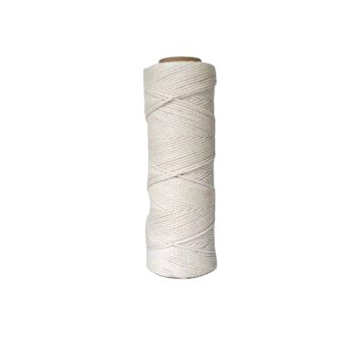 China Easy To Handle Natural Color Cotton Rope Twist 3 Strand Cotton Rope for sale