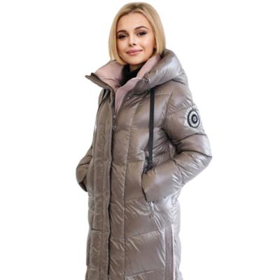 China Breathable Ladies Coats Winter Cotton-padded Coat Long Coat Warm Jacket Cotton Clothes Thermal Parkas for sale