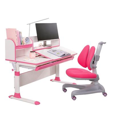 China Environmental Material Hot Selling MDF Ergonomic Study Table Chair Kids Furniture Set For Kids for sale