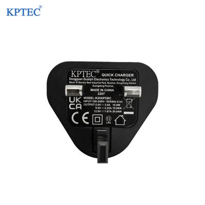 China KPTEC Plug 20w Wall Charger UK Fast Charger Adapter iPhone PD Fast Charger UK K20A for sale