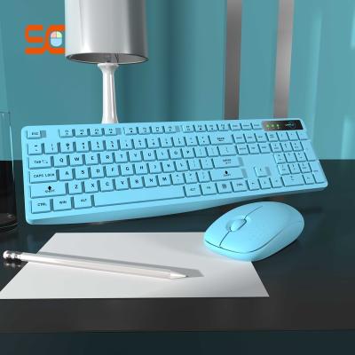 China High Quality 2.4G Wireless Win-lock Keyboard And Mouse Combo For TV Laptop for sale