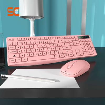 China For Set Desktop PC Desktop Wireless Keyboard with Mouse 1600 DPI for sale