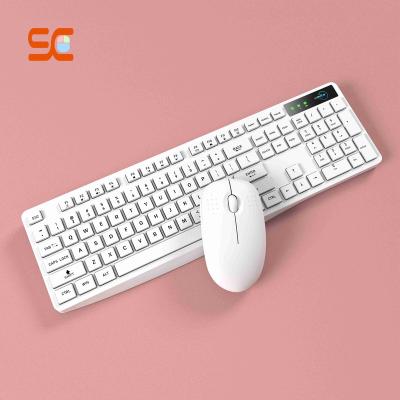 China Waterproof 2022 Rechargeable Wireless PC Keyboard And Mouse With OEM Brand for sale