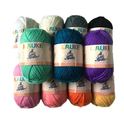 China Anti-insect Amazon Hot Sale Dyed 100% Acrylic Knitting Yarn Price Of Knitting for sale