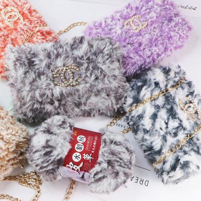 China Fancy Yarn WUGE Polyester Faux Fur Fancy Yarn For Crocheting And Knitting for sale