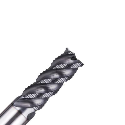 China Square Milling Cutter 4 Flutes Square End Mill Carbide For Endmill Rough Machining Cutter D6~20 for sale