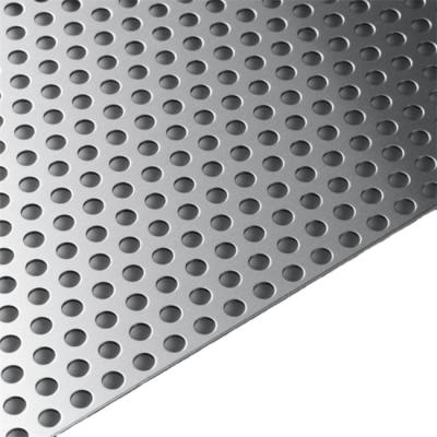 China Corrosion Resistance 1.2mm Hole Diameter Perforated 304 Stainless Steel Sheet Punched Metal Mesh for sale