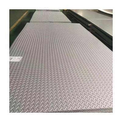 China Container Plate China Factory Embossed Stainless Steel Sheet Aluminum Sheets Checker Plate for sale