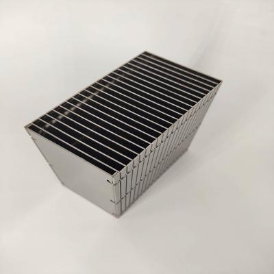 China Aluminum Extrusion Radiator Cooling Fin Radiator Customized Design And Processing for sale