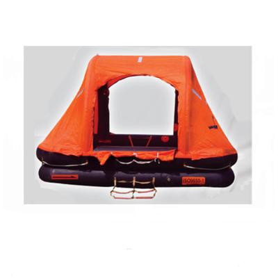 China SOLAS (SR) Approved KHY Rubber Type Self Inflating Inflatable Life Raft for sale