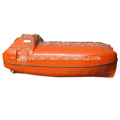 China Rescue fiberglass enclosed lifeboat for sale