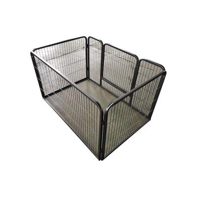 China Sustainable Price Glamorous Steel Outdoor Cage Foldable Dogs Exercise Park Metal Pet Fence for sale