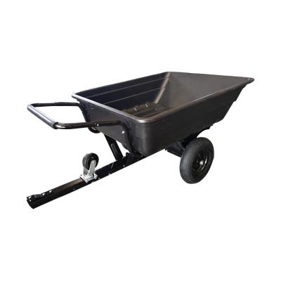 China Tools Sell Well New Type Steel Frame Tractor Garden Trailer Dump Cart Yard Utility Cart for sale