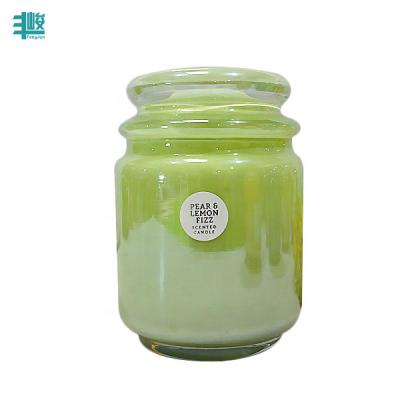 China Home Wholesale Custom Glass Jar FengJun Scented Candle Modern Attractive Decoration Custom Made Eco-Friendly for sale