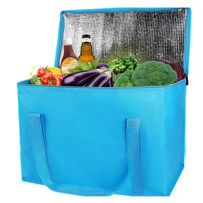 China Wholesale Folding Waterproof Lunch Insulation Waterproof Reefer Bag Picnic Ice Pack Portable Nonwoven Cooler Bag for sale