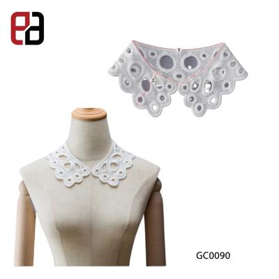 China Water Soluble Decorative Lace Collar Neck Lace For Casual Blouse Collar for sale