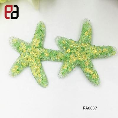 China 3D Bling Bling Star Glitter Rhinestone Applique Iron On Transfer Applique Patch for sale