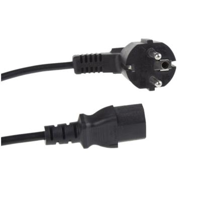 China Home Appliance European D03 IEC 320-C19 Cord Electric Power Cable Rated Black Power Cable Plug 250V for sale