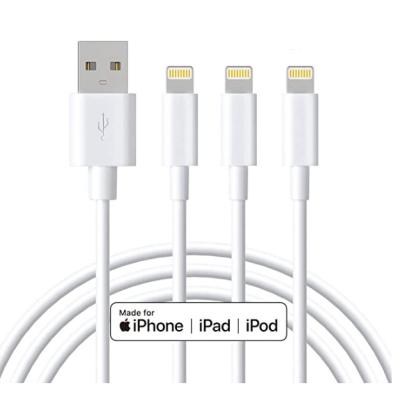 China Cell Phone Connecting To USB A Cable , MFi Certified Phone Charger USB Charging Cable For Cell Phone for sale