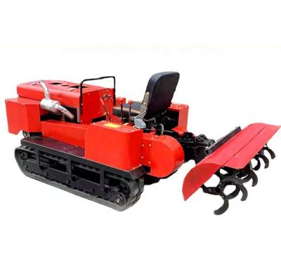 China Multifunctional farms turn-on 35hp crawler diesel engine driven trencher machine for sale for sale