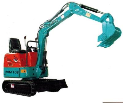 China Building Material Shops 0.8ton Diesel Engine Mini Crawler Excavator Mini Digger For Sale for sale