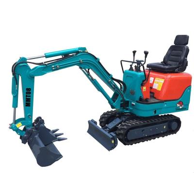 China Mini Excavator Small Hydraulic Excavator Crawler Excavator 0.025CBM Bucket Capacity 800kg Small Construction Material Stores 0.8ton 800kgs Operation Weight for sale