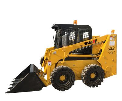 China Building Material Shops Mini Wheel Skid Steer Loader WS65 Rated Load 900kg for sale