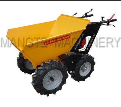 China Building Material Shop Power Wheel Barrow For Sand Gravel Dirt Mini Truck Concrete Buggy for sale