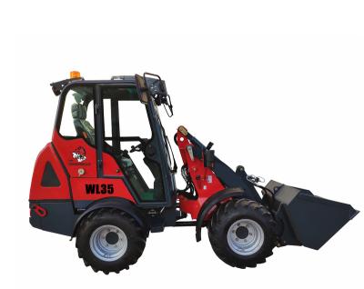 China Farms CE Mini Wheel Loader Small Front End Loader WL35 For Sale for sale