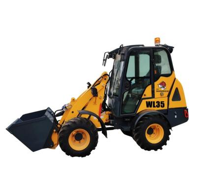 China Building Material Stores Market Best Price Mini Wheel Loader Hot Sale Europe WL35 Loader With CE Perkins Engine for sale