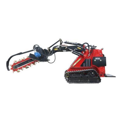 China Building Material Shops Hot Product Mini Digger / Mini Skid Steer Loader With Trencher for sale