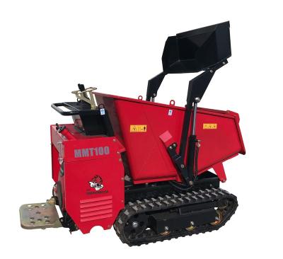 China Construction Material Shops MMT100 Engineering Construction Machinery CE Mini Crawler Dumper Concrete Dumper for sale