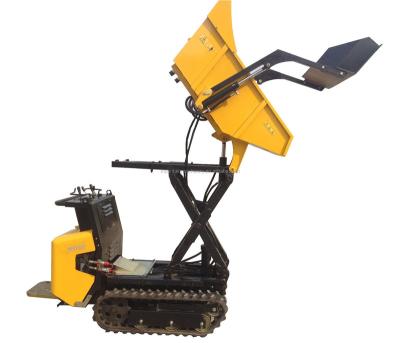 China MMT60 With CE Tracked Mini Electric Wheelbarrow Dumper MMT60 Tracked Mini Dumper for sale