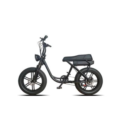 China Aluminum Alloy Wholesale Price 20 Inch Fat Tire 48V 500W Electric Mountain Bike for sale