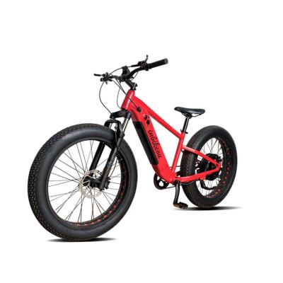 China Fast delivery 48V 500W 750w 14Ah lithium battery motor aluminum alloy 26 inch fat tire city electric bike for sale