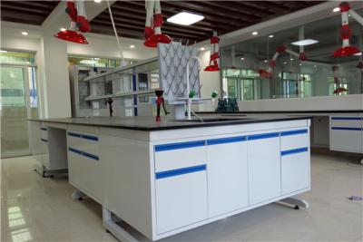 Cina Mobilie su ordine del laboratorio del banco dell'isola con l'unità di lavandino per la mobilia chimica del laboratorio in vendita